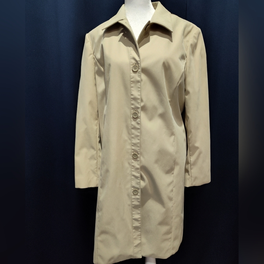 Casual Corner Annex Taupe Raincoat